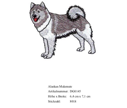 Bruststick Alaskan Malamute