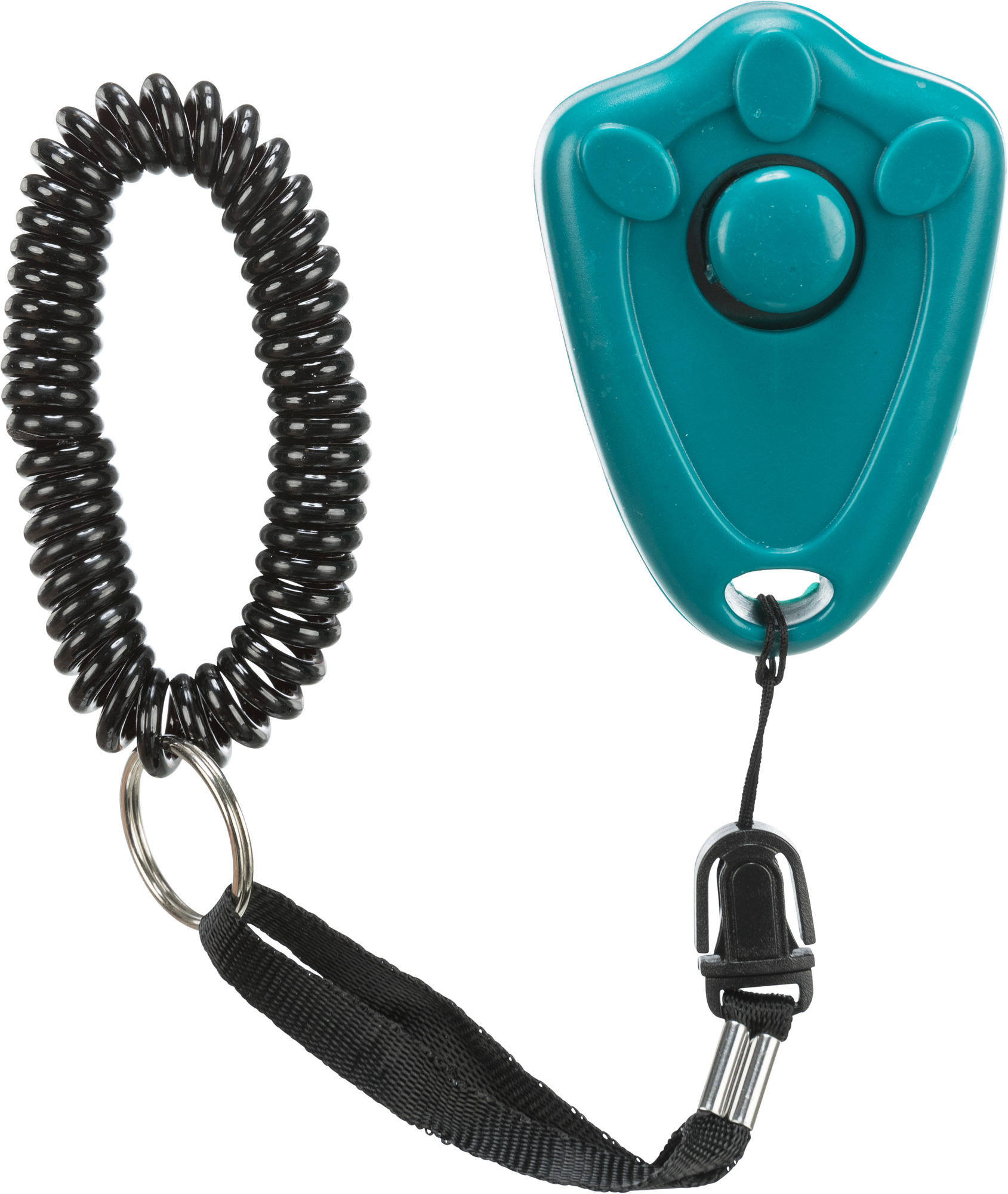 Tastenclicker mit Spiralschlaufe