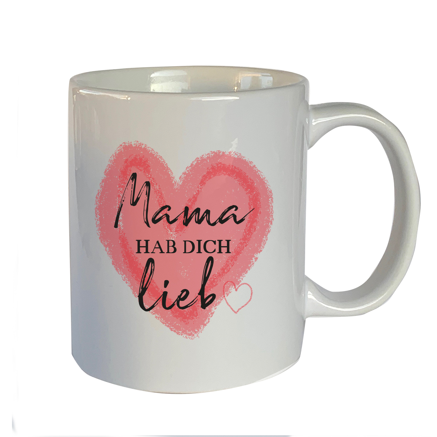 Tasse mit Motiv: Mama, hab dich lieb