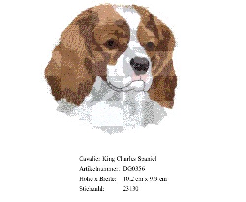 Rückenstick Cavalier King Charles