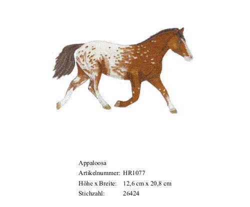 Rückenstick Appaloosa