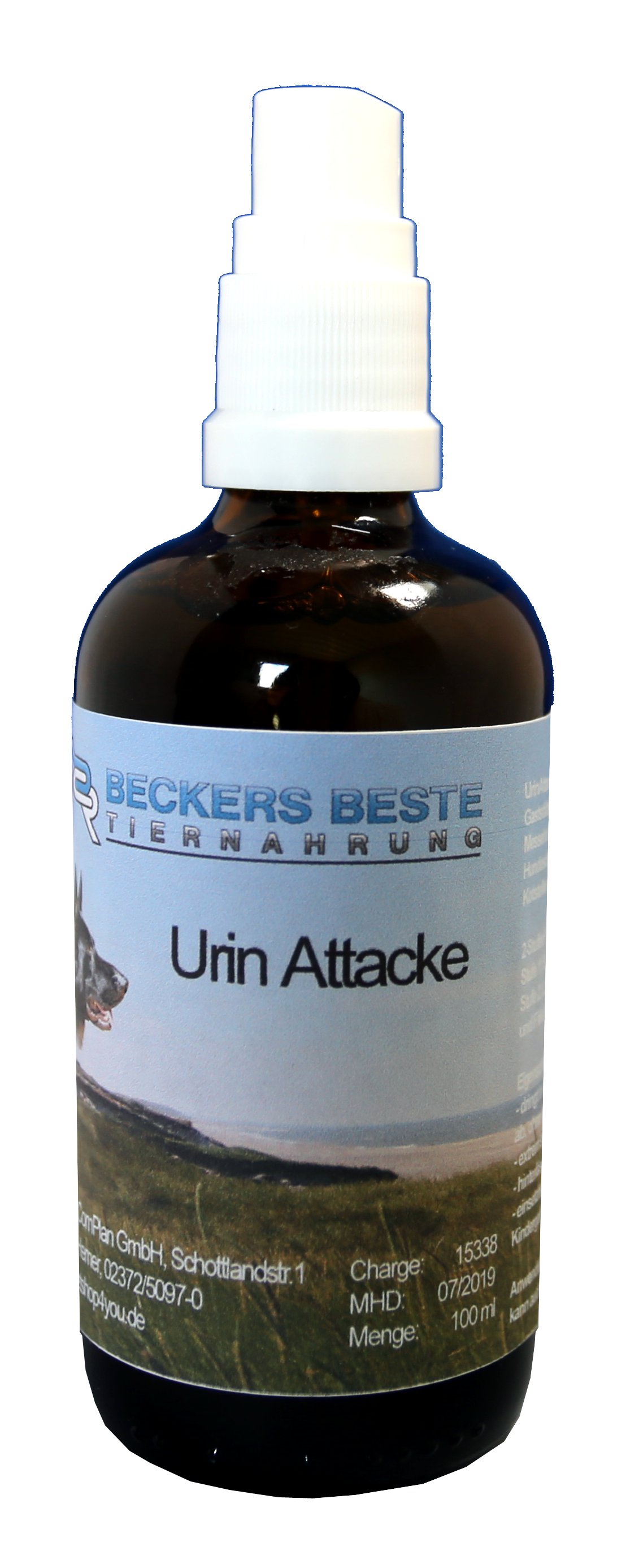 UrinAttacke Sprühflasche