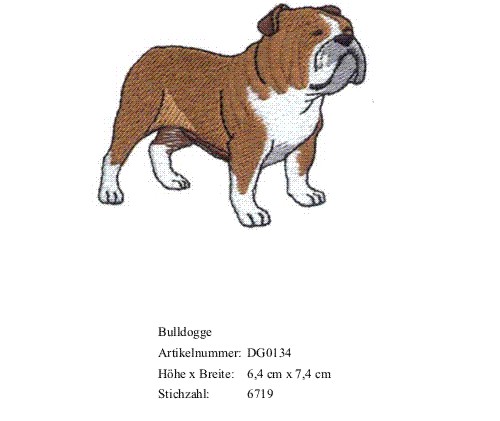 Bruststick Bulldogge