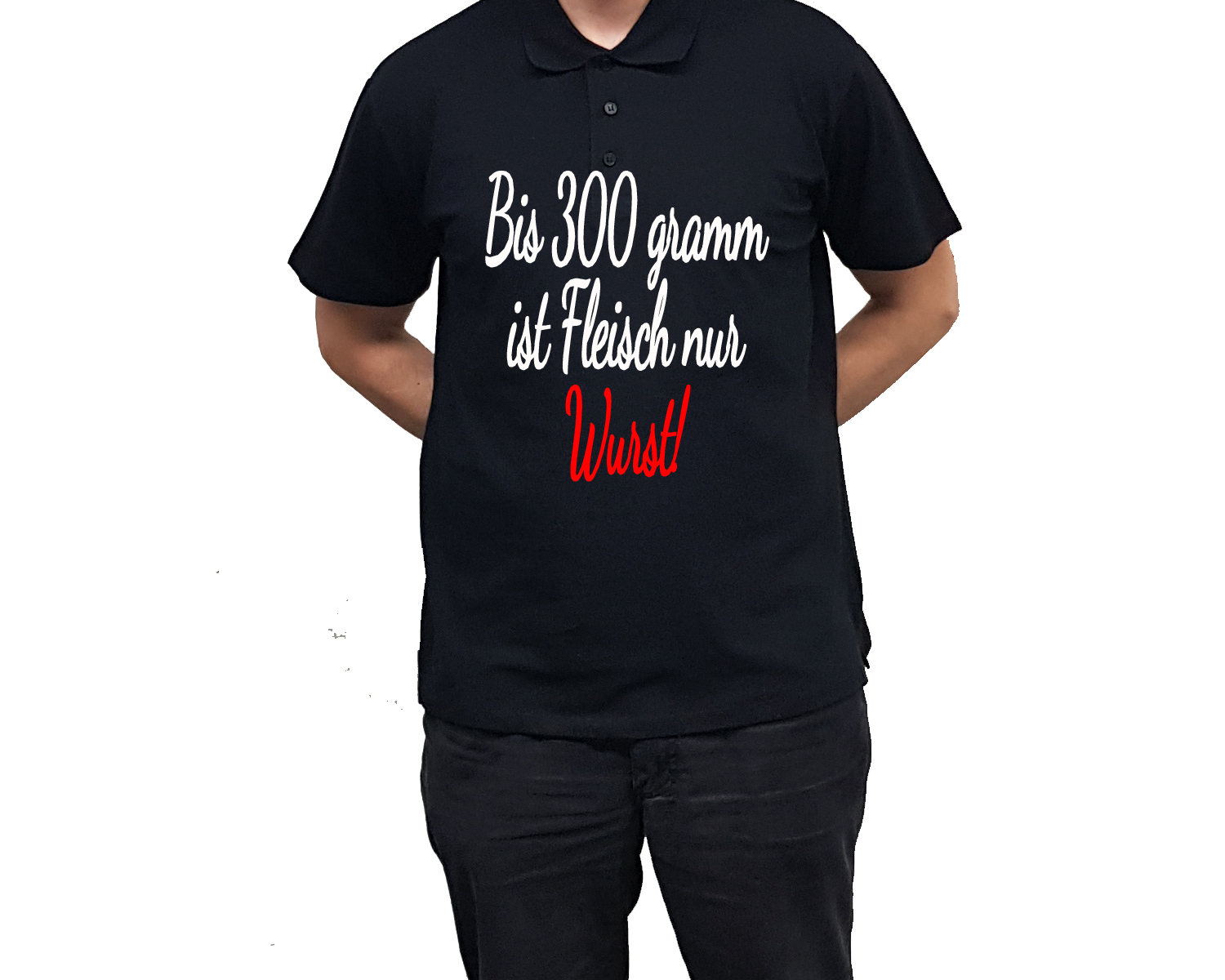 Poloshirt mit Druck Bis 300 gramm