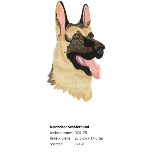 Rückenstick Deutscher Schäferhund