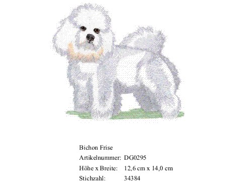 Rückenstick Bichon Frise