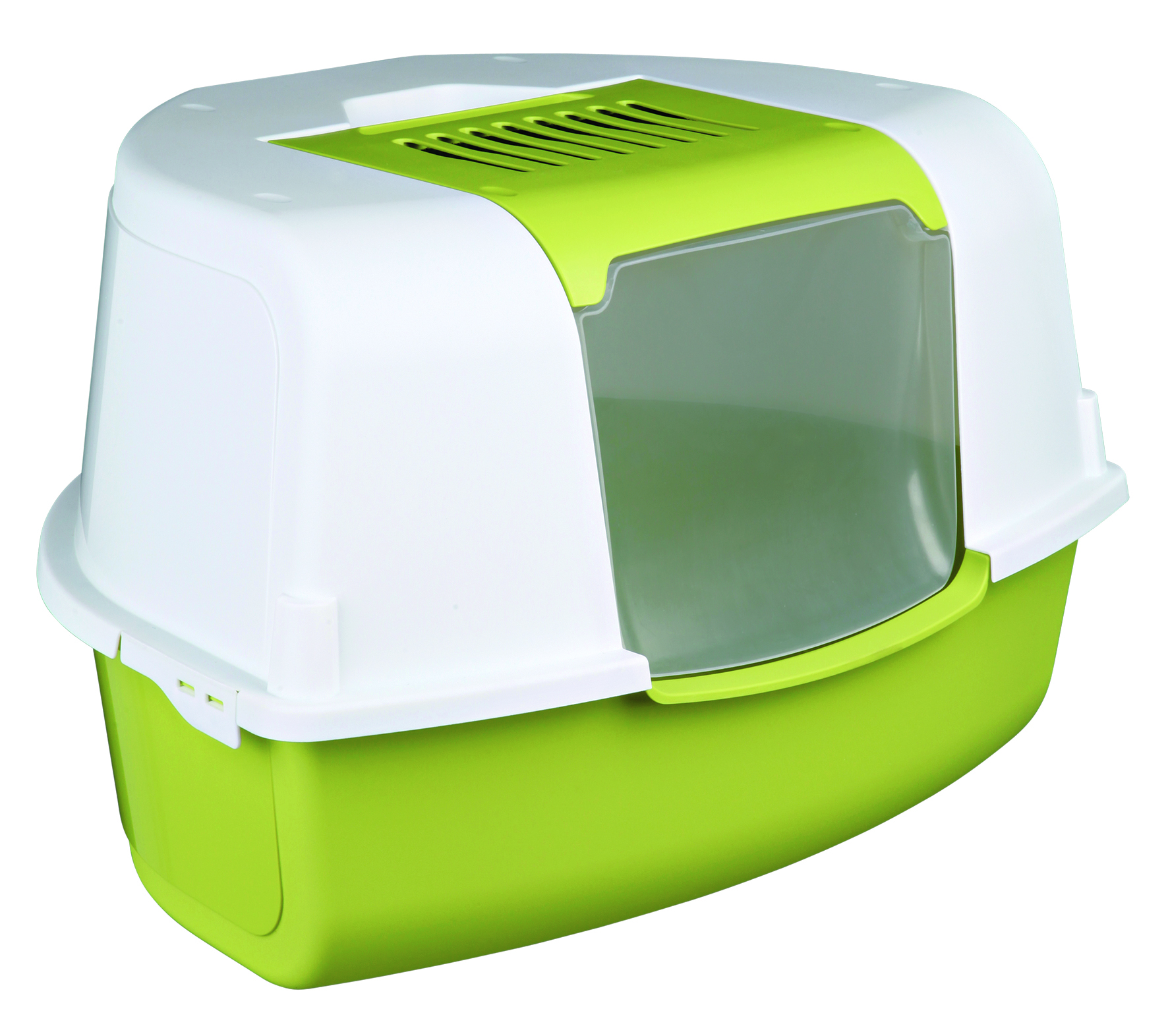 Ecktoilette Tadeo Open Top, 58 x 38 x 50/50 cm, apfel