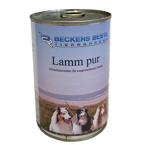 Lamm pur Becker-Beste-Tiernahrung