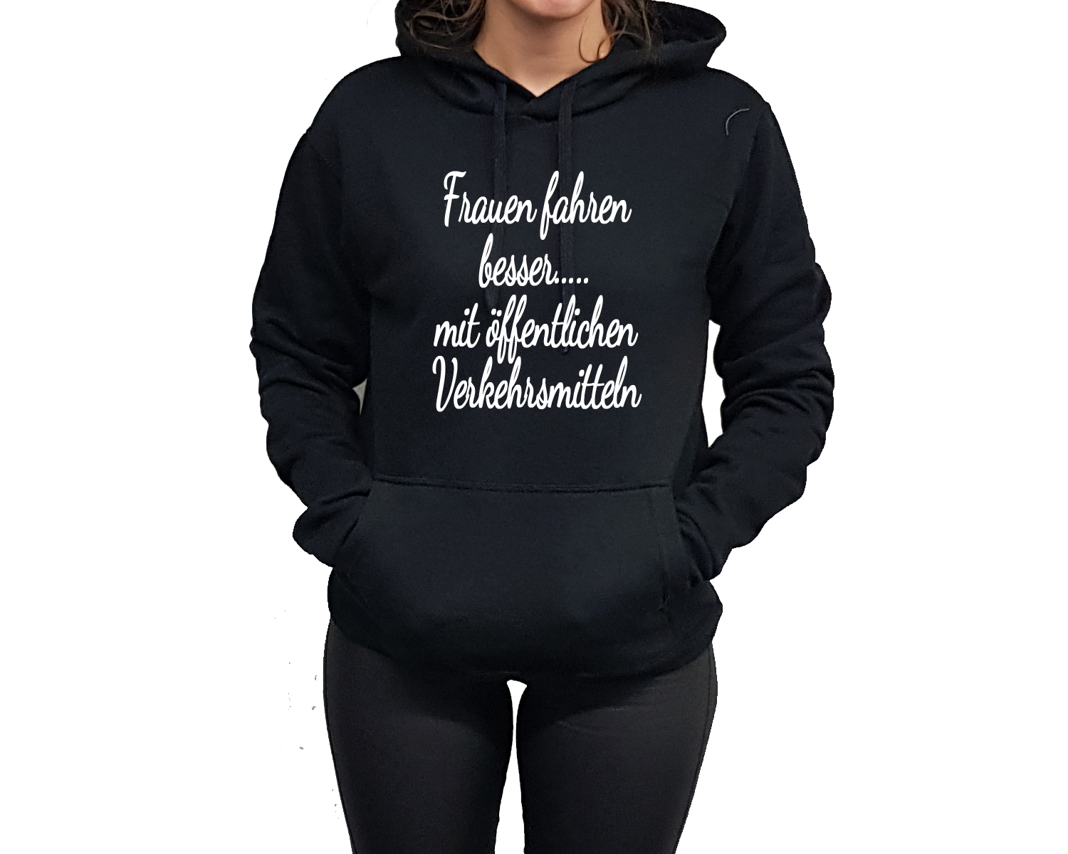 Hoodie Druck Frauen fahren