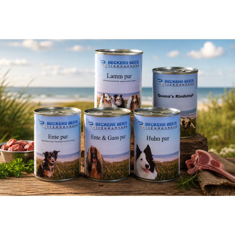 Beckers Beste Tiernahrung 12 x 400g Nassfutter Set