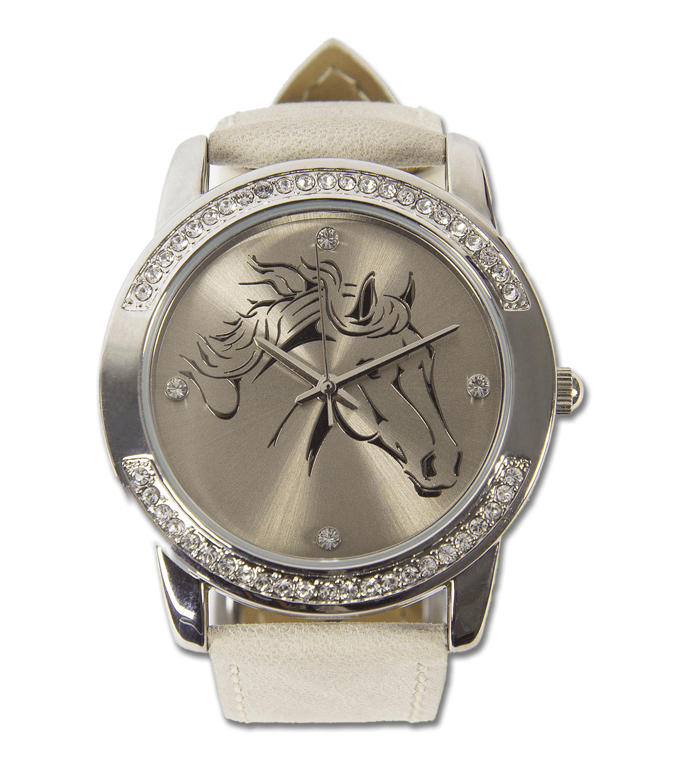 Damen-Armbanduhr, Lederband